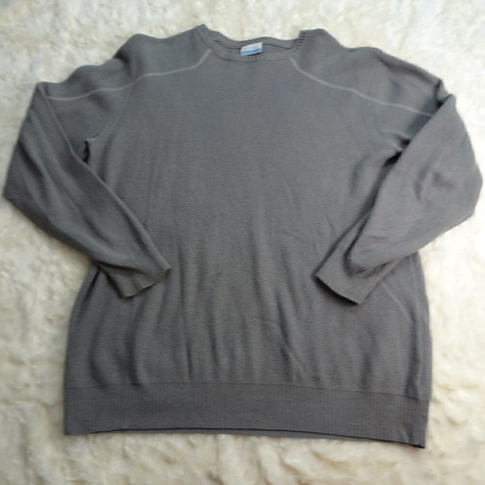 Columbia Gray L/S Sweater Size Large